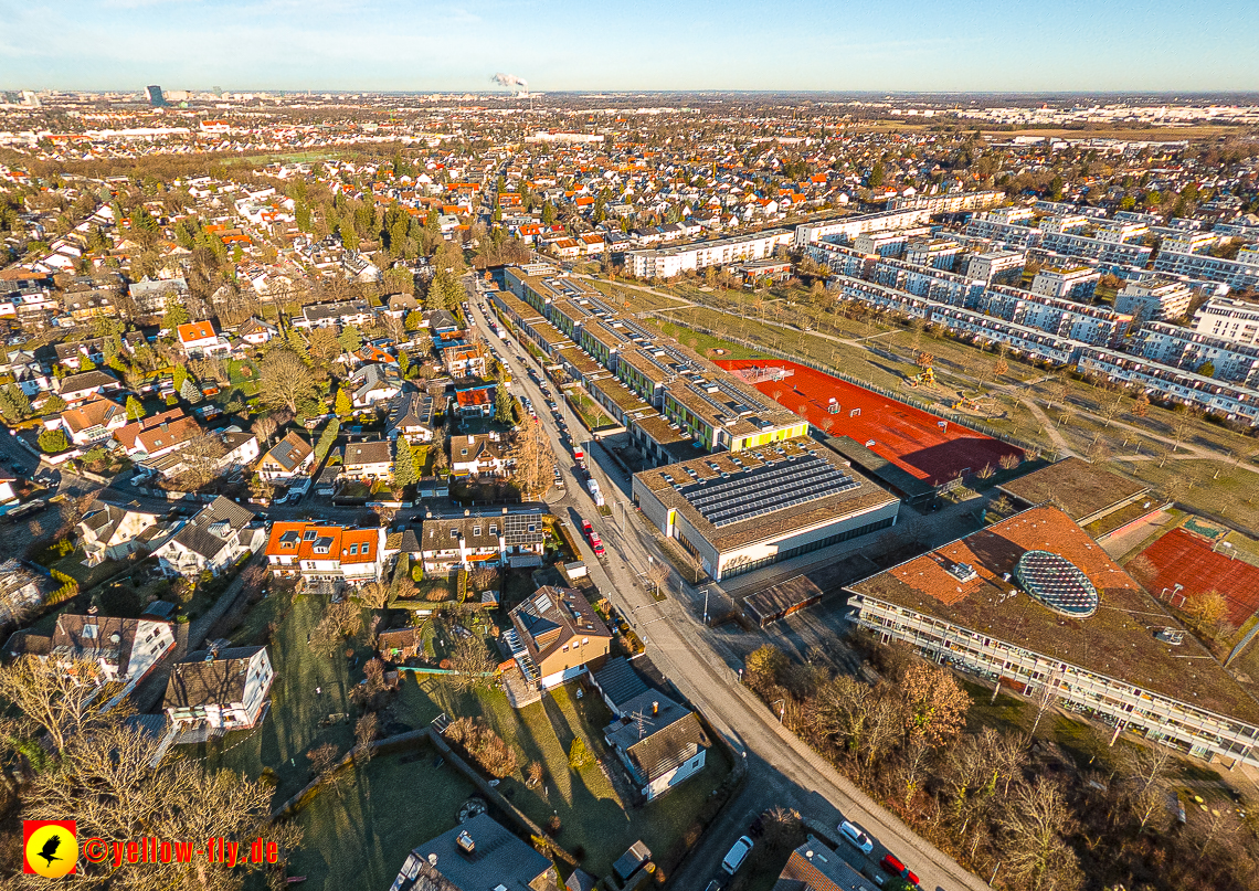 16.01.2023 - Luftbilder vom Marx-Zentrum und Gartenstadt Trudering